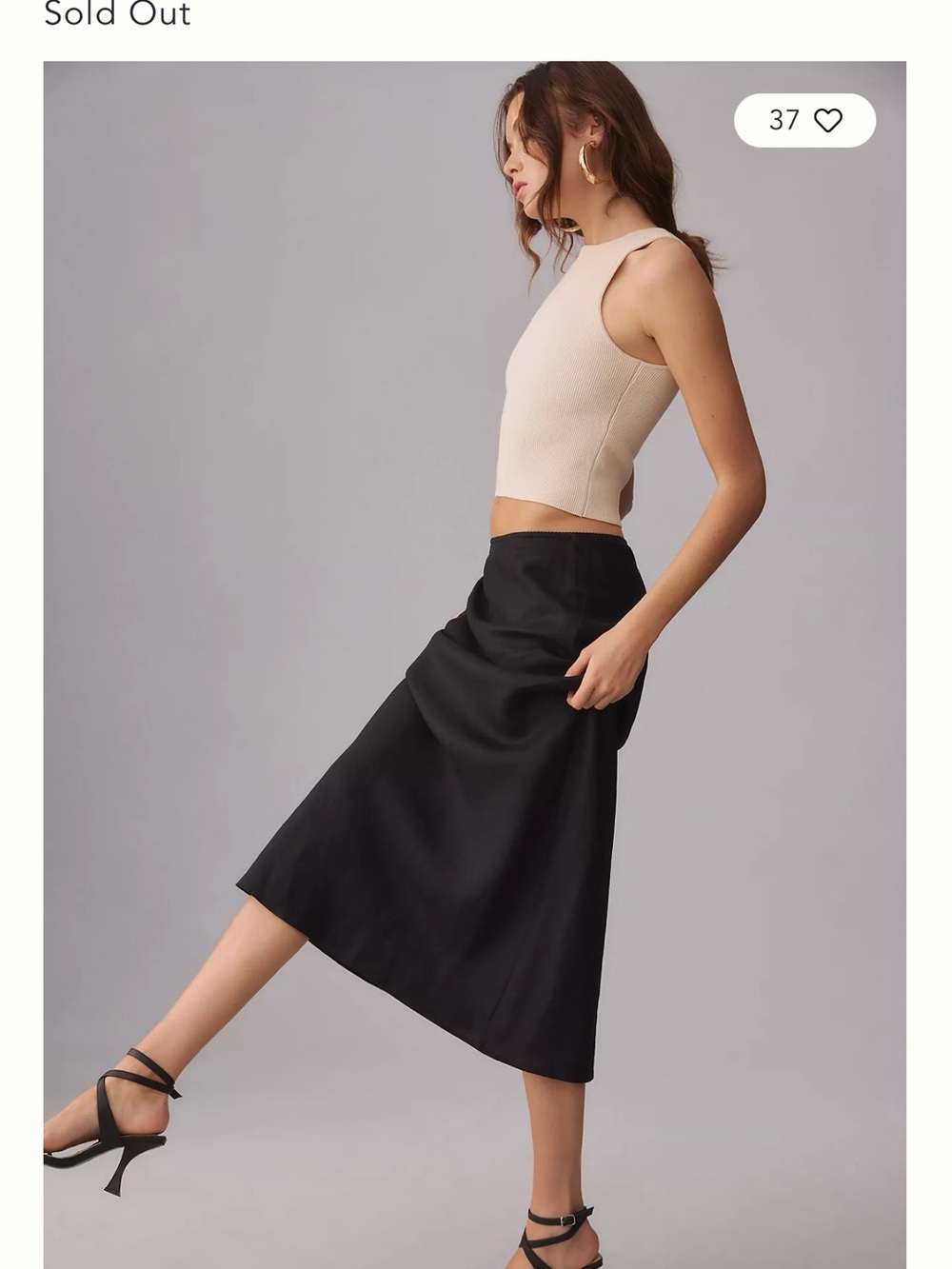 Linen skirt- Reformation